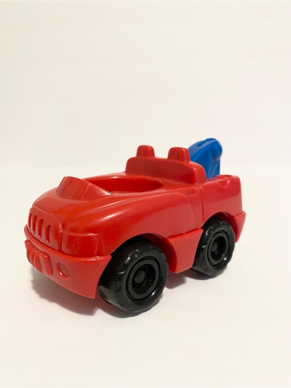Little People Construction Crew Tow Truck Red Car Vintage Fisher Toy 4/$20 🛑